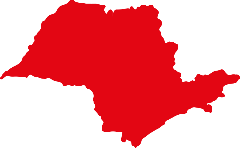 Mapa do estado de São Paulo